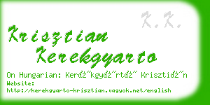 krisztian kerekgyarto business card